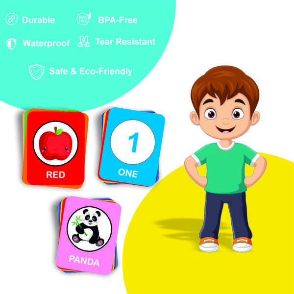 Clapjoy My First 100 Words flash cards for kids of age 2 years and Above