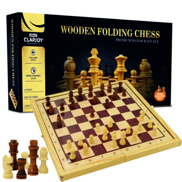 Clapjoy Wooden Folding Chess